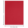 thumbnail image 6 of PA Paper Accents Stash Builder Cardstock 8.5" x 11" Crimson, 65lb colored cardstock paper for card making, scrapbooking, printing, quilling and crafts, 25 piece pack, 6 of 7