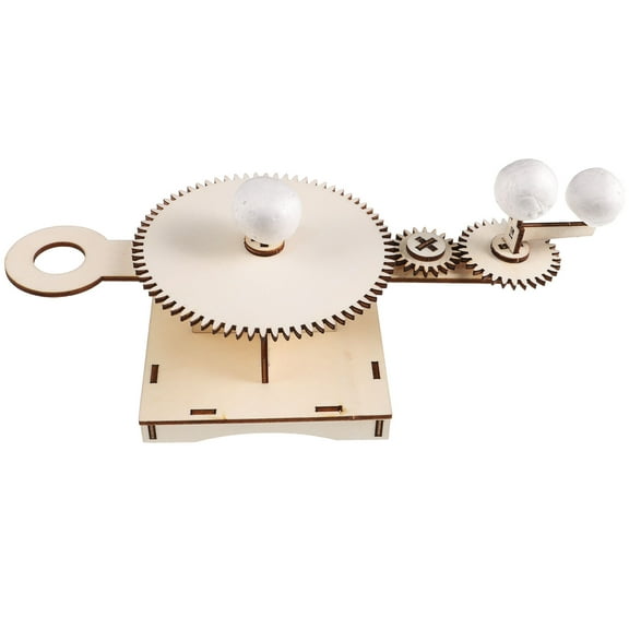 HOMEMAXS 1 Set Wooden Solar System Model Kit Astronomy Learning Model School Teaching Prop