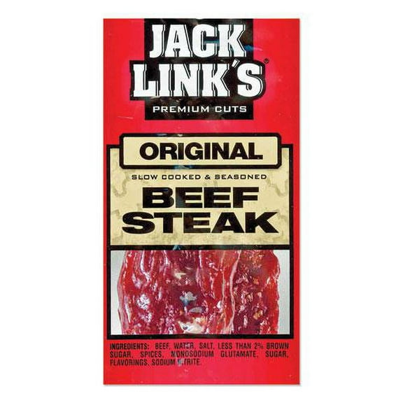 Jack Link's Premium Cuts Beef Steak, Original, 1-Ounce (Pack of 12)