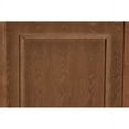 thumbnail image 5 of Baxton Studio Giordano Classic and Traditional Ash Walnut Finished Wood Queen Size Headboard, 5 of 6