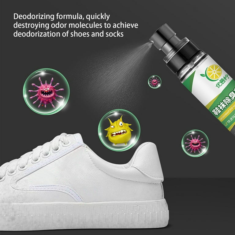 RKZDSR Shoe Deodorizer Foot Spray and Shoe Odor Eliminator Say Goodbye to Smelly Shoes and Stinky Socks Deodorant Spray for Sports Shoes Sneakers