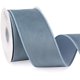thumbnail image 1 of Cinta Ribbli Dusty de terciopelo azul con alambre, 6,35 cm, Navidad, 10 m, 1 of 4