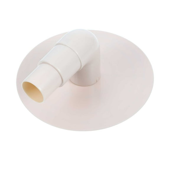 Pawsdot White PVC Pool Skimmer Vacuum Plate Adapter for Above Ground Pool Hose Connection