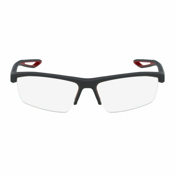 7079-020 Anthracite Rectangular Men's Plastic Eyeglasses
