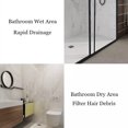 thumbnail image 4 of Diiib Floor Drain Deodorant Insect Proof 304 Stainless Steel Swirling Drainage Anti-blocking Filter Drain for Home Kitchen Balcony Washing Machine, 4 of 7