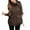 Coffee, variant on Ladies' Casual Sleeveless Hooded Vest Jacket for Lightweight Wear, Comfortable and Stylish