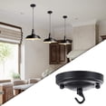 thumbnail image 4 of lionlar Ceiling Light Canopy Hook Metal Ceiling Hook Plate Bracket Accessory Screw Mount, 4 of 9