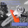 thumbnail image 3 of Kit de Conversion de Meuleuse d'Angle de 12 Pouces en Scie à Chaîne Électrique avec Bouton de Réglage Rapide – Accessoire Portatif à Main pour Meuleuses de 100/115/125 mm, Idéal pour les Tâches de Coupe et d'Élagage de Branches de Jardin,, 3 of 6