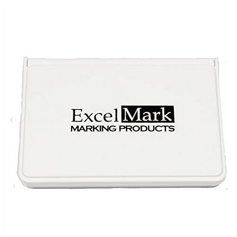 Stamp Pad, Washable Black Ink, Non-Toxic, 3.75 x 2.25 Inches