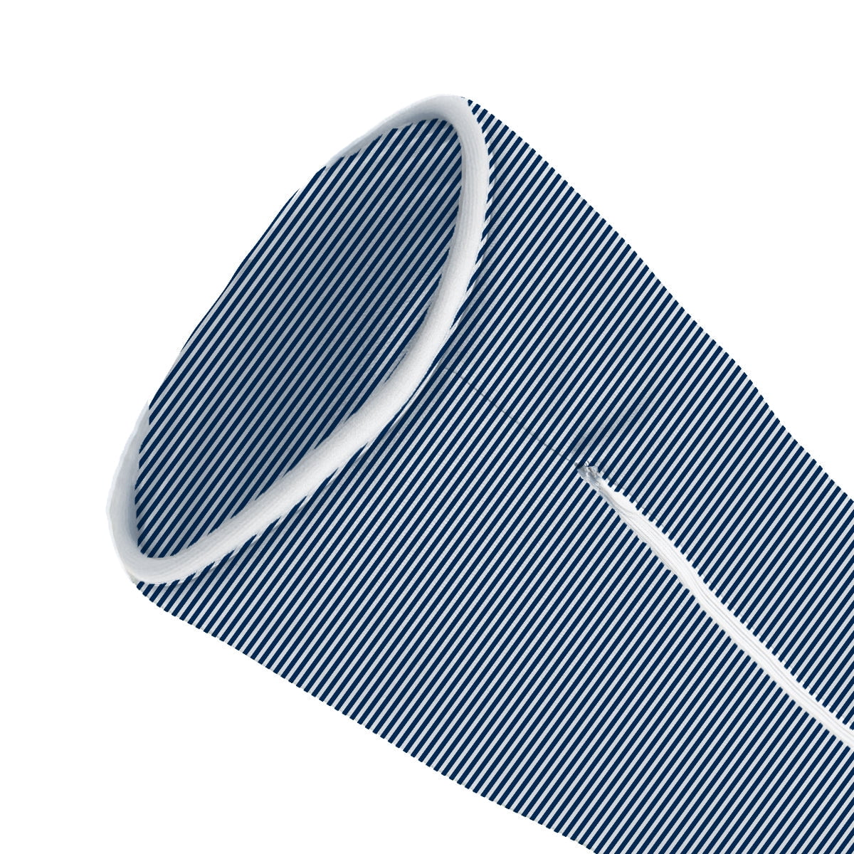 Ticking Stripe Velvet Bolster Pillow Cover