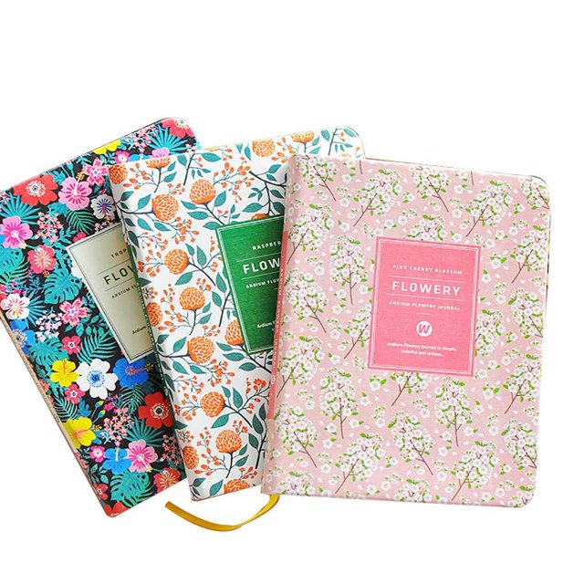 PU Leather Flower Cover Notebook Diary Paper Notepad Diary Paper Paper Notepad Office School Stationery Gifts Plan Book,Pink,A6