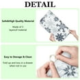 thumbnail image 6 of Blue Christmas Snowflake Pattern Dish Drying Mat for Kitchen 1 Pack, Ultra Absorbent Microfiber Dishes Drainer Mats,16x18in(41x46cm), 6 of 6