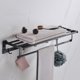 thumbnail image 5 of Toallero de baño, soporte para ropa, toal, , para , armario, armario, puerta, suspensión para baño, cocina, garaje, montado en 40x20x14cm Baoblaze Gancho multiusos, 5 of 8