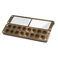 thumbnail image 2 of destyer Wood Palette Tray Wooden Paint Box, Paint Container Travel Paint Case Mixing 16 Grids, 2 of 9