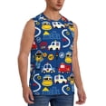 thumbnail image 2 of Haiem Men's Animals Rescue Team Print Tank Tops Summer Sleeveless Cut Off Workout T-Shirts Fitness Vest Athletic Undershirts-3X-Large, 2 of 8