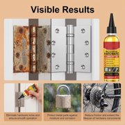 Precision Multi-Purpose Hardware Lubricant Oil, Door Hinge, Grease Lubricant, Mechanical Lube Rust Protection, Smooth Formula For Squeaky Hinges, Locks, Garage Doors, Sliding Tracks