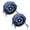 Blue, variant on Mega Cargo Control Tow Dolly Basket Strap Kit with Heavy Duty Snap Hooks– 2 Pack Over-Wheel Vehicle Transport Nets (Green) Fits Tires 15" - 19"