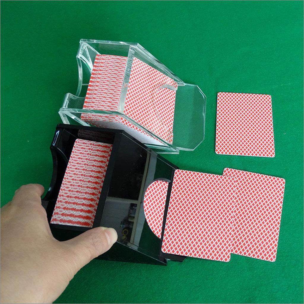 Professional Card Dealer Shoe - Acrylic Blackjack Dealing Shoe For Casino Poker Games