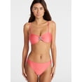 thumbnail image 2 of No Boundaries Starfish Brooch Bandeau Bikini Top, Women's XXS-XXL, 2 of 6