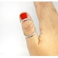 thumbnail image 2 of SS DESIGNS Sterling Silver Hammered Swan Neck Splint Ring for PIP & DIP Joints | Adjustable Swan Ring Splint for RA Rheumatoid Arthritis, Mallet Finger & EDS | Handmade 925 Silver Therapy Ring, 2 of 5