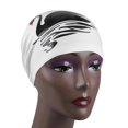 thumbnail image 4 of Waterproof Swimming Hat 1Pcs White with Flexible Comfort for Swimming Use, 4 of 5