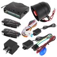 thumbnail image 2 of 1 juego de sistema de alarma de seguridad para coche, arranque remoto universal, cierre centralizado, sistema antirrobo, alarma de coche de fácil instalación para una mayor seguridad del vehículo, 2 of 7