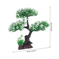thumbnail image 2 of OULII Aquarium Fake Plants Aquarium Landscape Ornament Multi Plastic 1Set For Garden Landscape, 2 of 7
