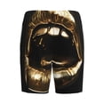 thumbnail image 7 of Daiia Golden Lips Modern Sculpture Mens Woven Stretch Pajama Short,Short Pajama Pants-X-Large, 7 of 7