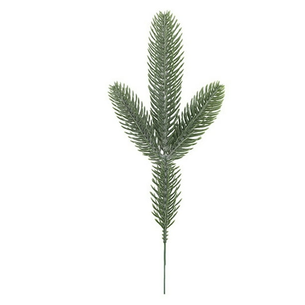 Bearachild 30X Pino artificial Planta de imitación Ramas falsas Mano de obra Tamaño compacto Suministros de boda Agujas de adorno Navidad Kits de decoración para fiestas Tipo 2