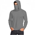 thumbnail image 5 of HAOTAGS Men UPF 50+ Athletic Jackets,Sun Protective Breathable Moisture-Wicking Long Sleeve Fishing Workout Dark Gray XL, 5 of 9