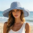 thumbnail image 2 of Wide Brim Sun Hat Packable Travel Cap for Women Men Beach Outdoor UPF, 2 of 5