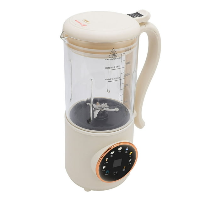 1.4L Multi Functional Soymilk Maker, Automatic Soy Milk Machine, Juicer with Timing, Insulation Function, Soy Milk Maker Juicer SUS and ABS Material