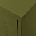 thumbnail image 5 of vidaXL Meuble TV - Vert Olive - 105x35x50 cm - Acier, 5 of 5
