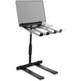 thumbnail image 1 of Dual Laptop Stand - Portable &amp; Adjustable Computer Stand  Standing Table with Adjustable Height  Ergonomic Design &amp; -Slip Prongs for DJ Mixer  Sound Equipment  Workstation  Gaming, 1 of 8