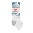 thumbnail image 2 of Hanes Mens Absolute Comfort Cushioned Ankle Socks, 3-Pairs, 2 of 8