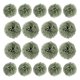 thumbnail image 1 of BESTYASH 24Ud Adornos De Flores De Verde Para Decorar Mesas Y En Bodas Y Celebraciones, 1 of 6