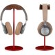 thumbnail image 2 of Soporte para auriculares, soporte para auriculares de madera de nogal y aluminio, soporte para auriculares para juegos de nogal natural con base fuerte y pesada para todos los tamaños de auriculares (, 2 of 5