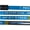 Blue/Silver, variant on Aspire Nordic Walking Sticks Poles For Hiking, Trekking – 3 Sizes & 6 Colors!
