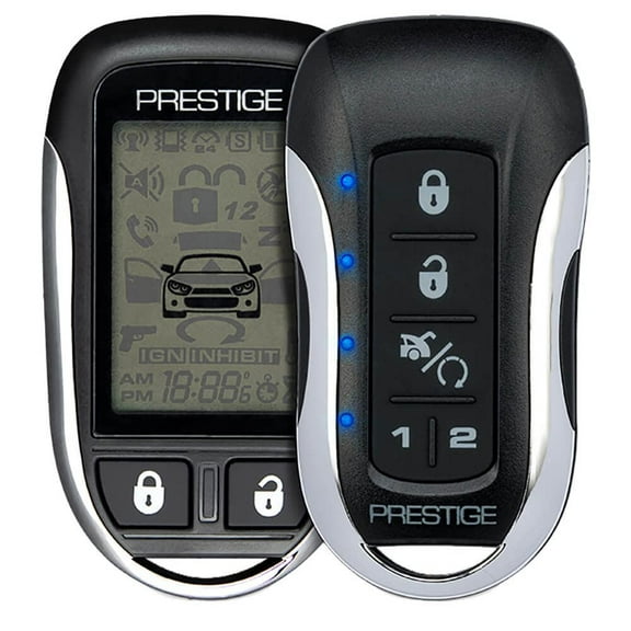 Prestige APS997Z Two-Way LCD Confirming Remote Start & Alarm 1 Mile Range