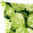 thumbnail image 4 of Jordan Manufacturing 16" x 16" Hydrangea Forest Green Forest Green Floral Square Outdoor Throw Pillow (2 Pack), 4 of 9