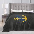 thumbnail image 4 of Lake Superior State University Logo Fleece Blanket, Very Soft Microfiber Flannel Blanket for Couch Warm and Cozy for All Seasons, 4 of 6