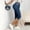 Navy, variant on BUIGTTKLOP Capri Leggings for Women Pull on Capris with Pockets for Women Stretchy Cropped Skinny Pants