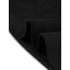 thumbnail image 5 of Falda a media pierna elástica con bolsillos de ante sintético para mujer con cinturón Negro XS, 5 of 6