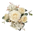 thumbnail image 2 of Flores artificiales para jarrón Arreglo floral Nupcial Sosteniendo Flores Tirando Ramo Ramo de boda para año Nuevo Graduación Decoración Regalo Blanco Colco Ramo de novia, 2 of 8