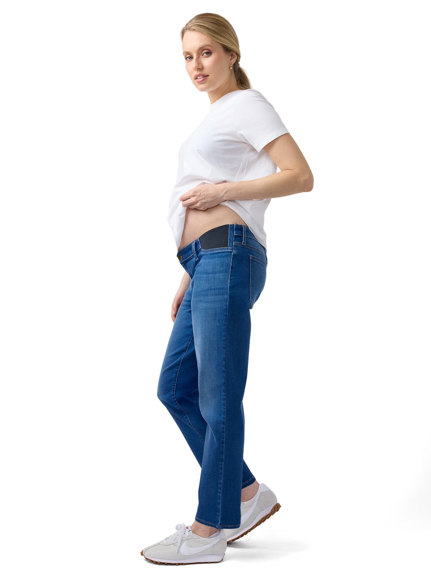 Ingrid & Isabel For Every Belly Women's Maternity Straight Jeans, Sizes XS-XXL