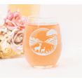 thumbnail image 2 of C&M Personal Gifts 17 oz Majestic Deer Landscape Scene Stemless Wine Glass, 2 of 5