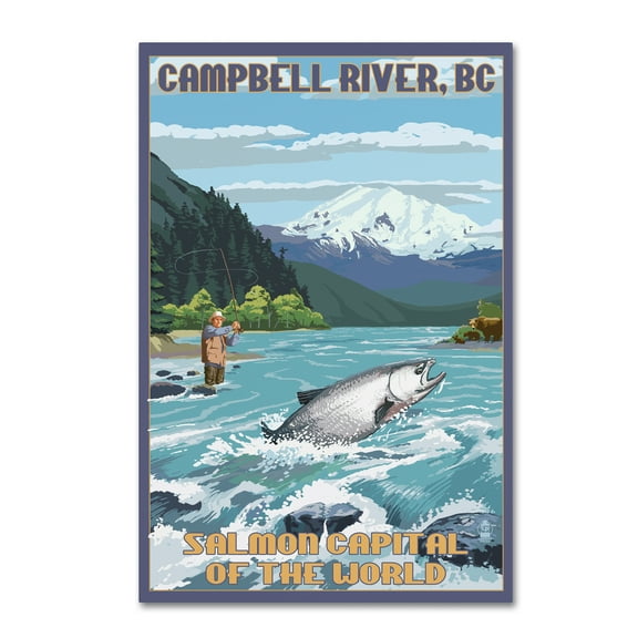 Trademark Fine Art 'Motorcycle' Canvas Art by Lantern Press