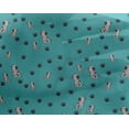 thumbnail image 4 of oneOone Georgette Viscose Fabric Paw & Dalmatian Dog Printed Craft Fabric BTY 42 Inch Wide, 4 of 4
