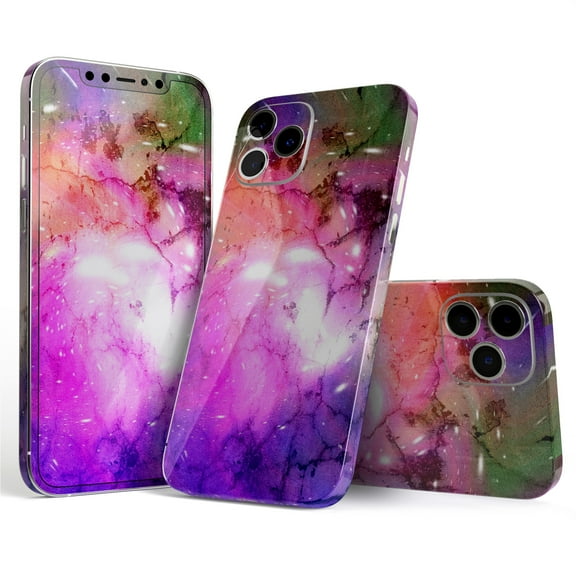 DesignSkinz Warped Neon Color-Splosion Full-Body Skin Decal Wrap Cover for iPhone 16