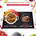 thumbnail image 4 of Xianers Electric Hob Touch Control 110 Volt Kitchen Stove Table Top Stove High-Power Electric Cooking Stove for Tin Foil Casserole High-Temperature Cookware practical, 4 of 10